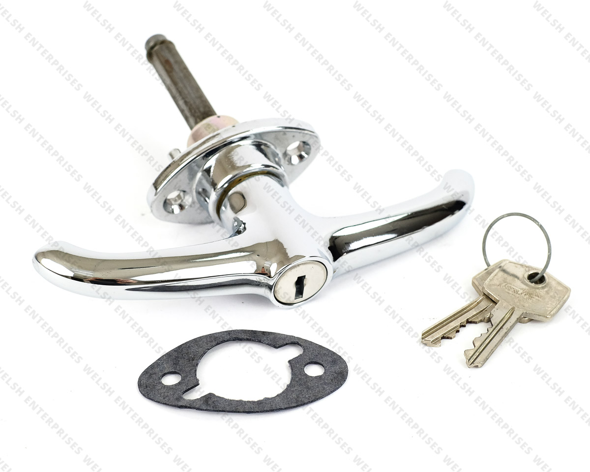 Trunk Handle With Key - Replated