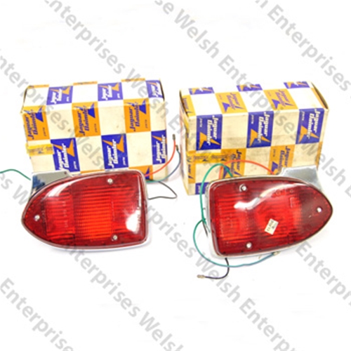 XJ6 Series I Red Tail Lamp Assembly Pair (NOS)