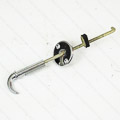 Jaguar Handle & Rod Assembly, Bonnet Lock With Chrome Handle