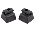 Jaguar Black Sunvisor Clip - PAIR