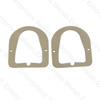 Jaguar License Plate Lamp Seals