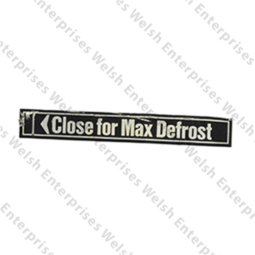 Jaguar Defrost Vent Decal - USED