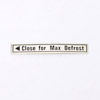 Jaguar Defrost Vent Decal - DISCONTINUED