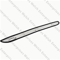 Jaguar Lower Mesh Grille Chrome / Stainless Steel 