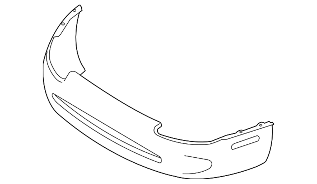 Jaguar Ft Bumper Cover XK8 From Vin