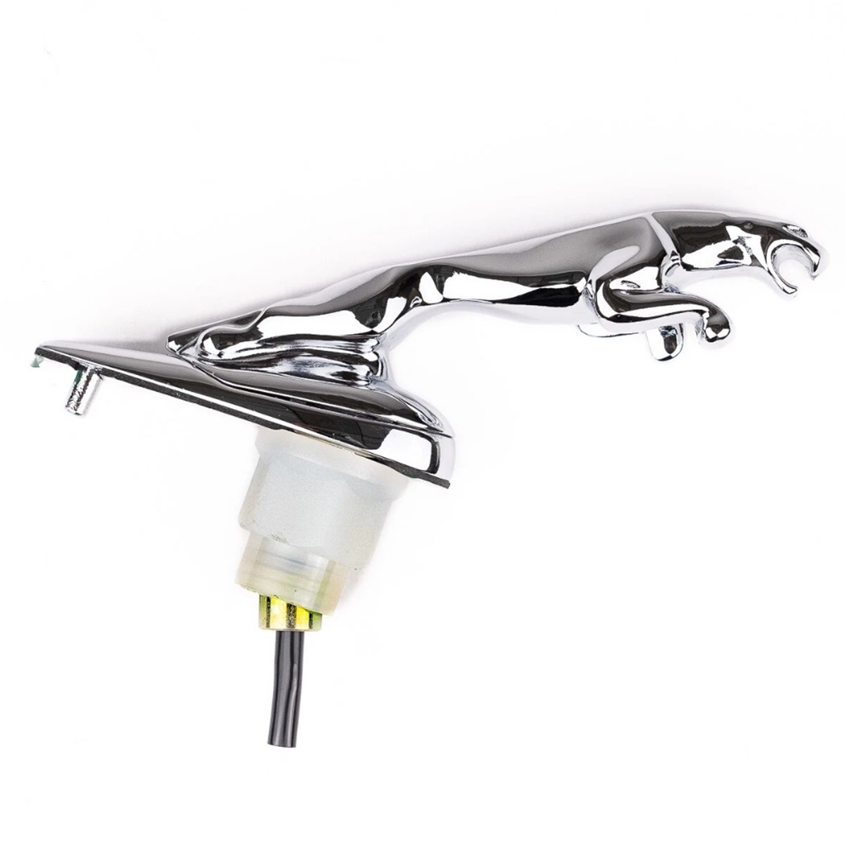 Jaguar Leaping Cat Hood Ornament