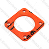 Jaguar Su Hd8 2" Carburetor Insulator Block - Orange