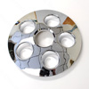 Jaguar Chrome Hubcap w/ Holes