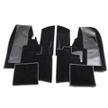 Complete Carpet Kit, E-Type S1 FHC 1961-1964, Black