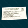 Jaguar E-Type (69-70) Emissions Decal