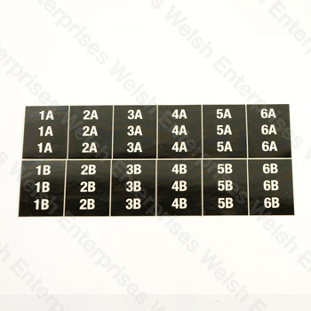 E-Type V12 Ignition Wire Decals