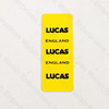 Jaguar Lucas Wiring Harness Decal