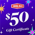 Welsh $50 Gift Certificate