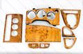 Jaguar Wood Dash Kit  Birdseye Maple With Bezels