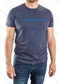 Genuine Jaguar Blue Wordmark Men's T-Shirt