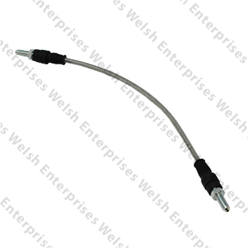 Jaguar Front Brake Hose - Braided - Stainless Steel