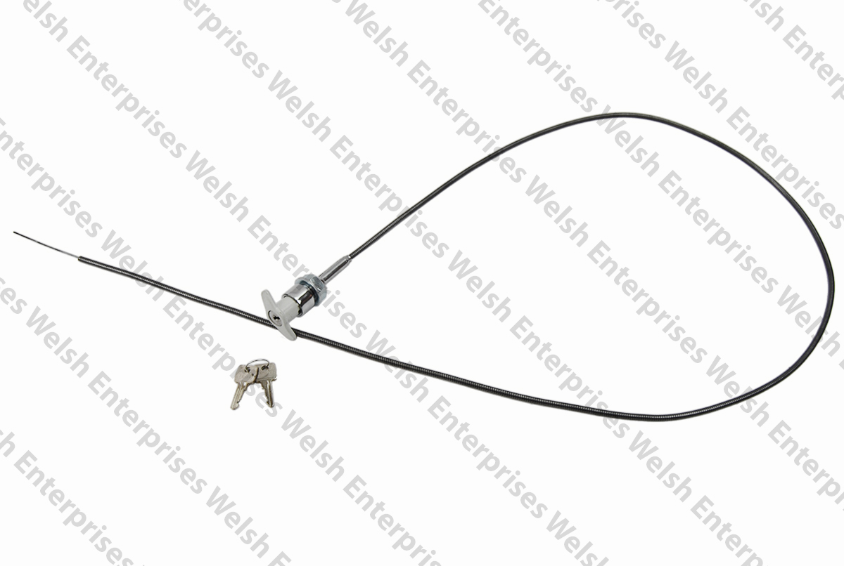 Jaguar Boot Lock & Cable - E-Type