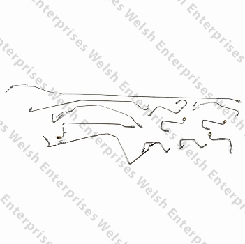 Jaguar Pre-Bent Stainless Steel Brake Line Kit