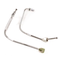 Front Brake Line 7", Pair, Stainless