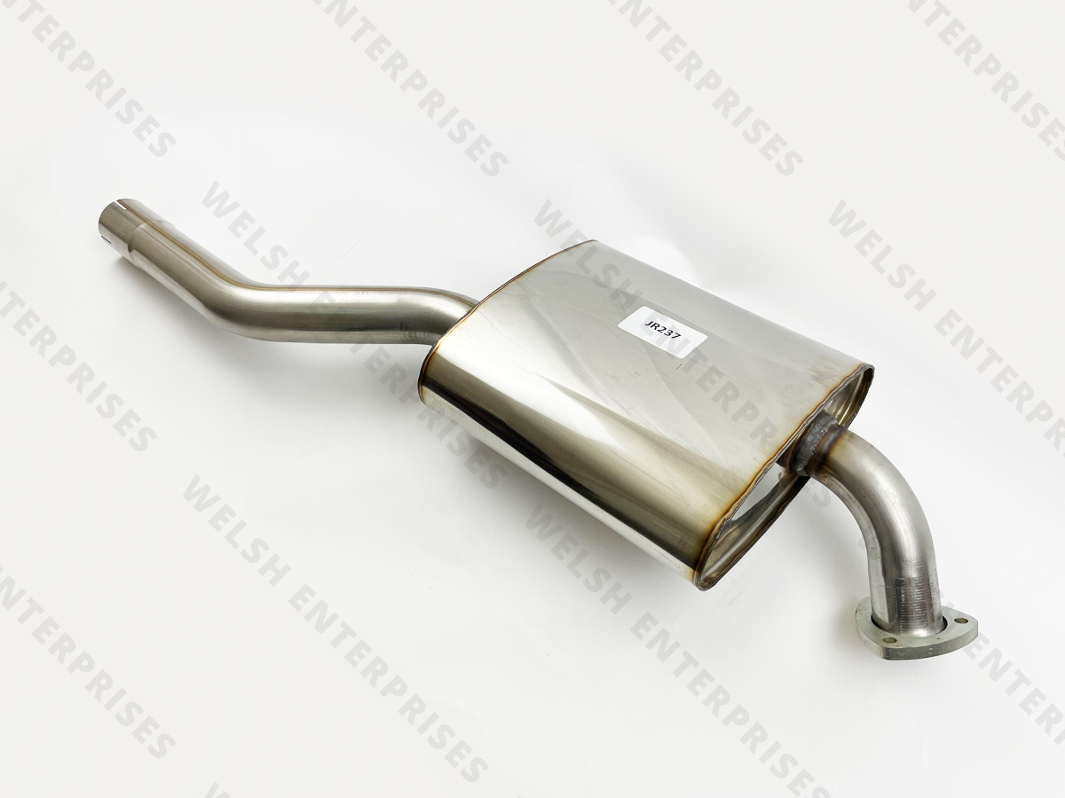 Jaguar Muffler Stainless Left Hand Front