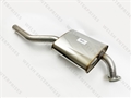 Jaguar Muffler Stainless Left Hand Front