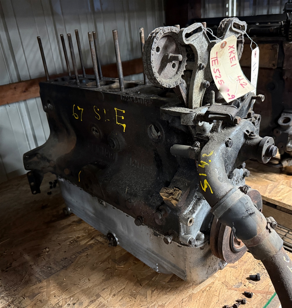 Jaguar E-Type S1 S1.5 S2 4.2  Engine - USED - #7E52xxx