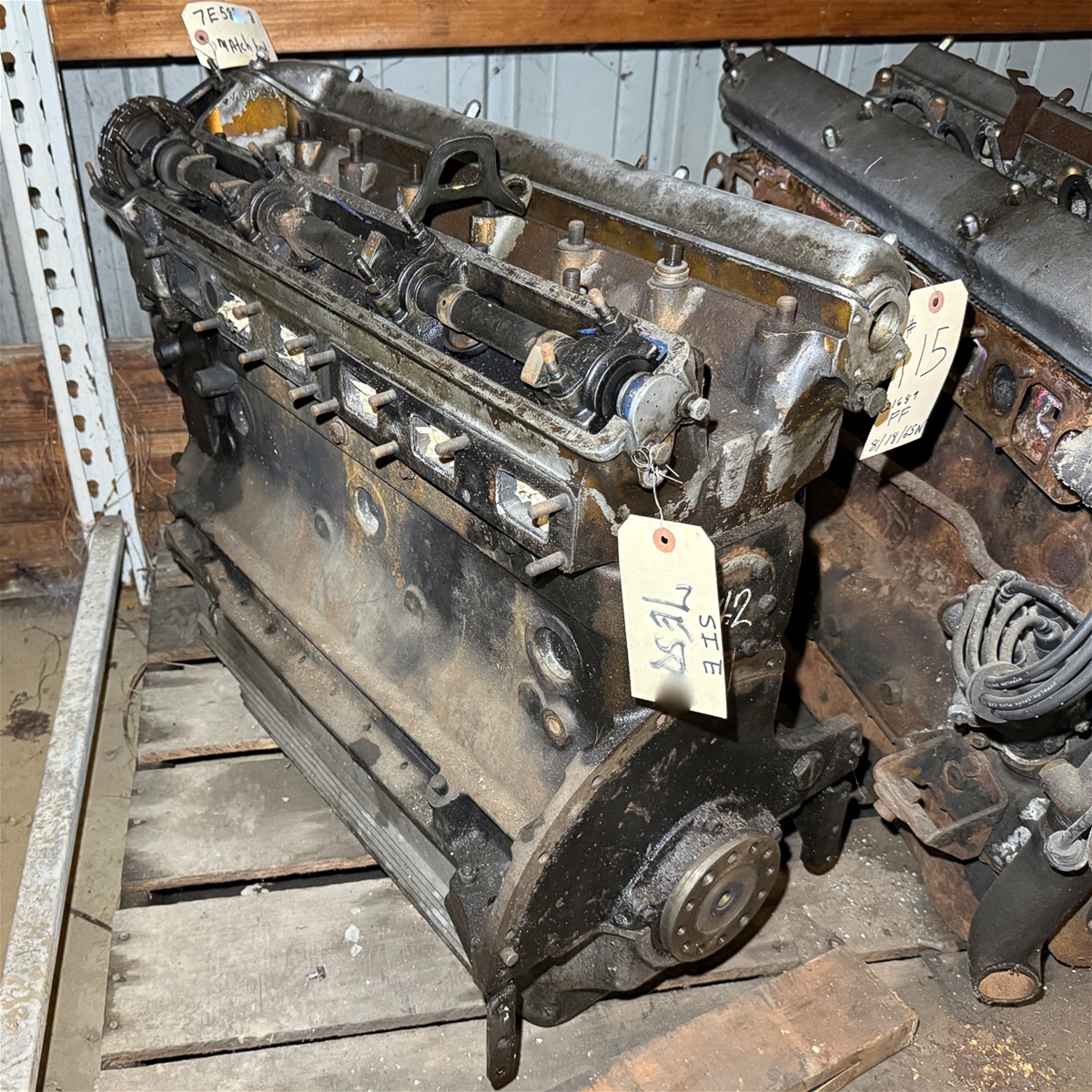 Jaguar E-Type S1 S1.5 S2 4.2 Engine - USED - #7E58xxx