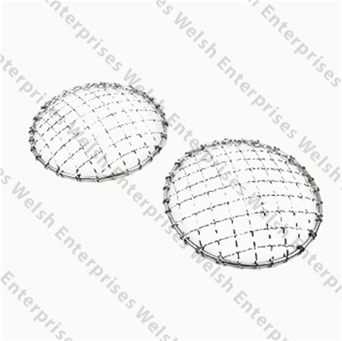 Jaguar Vintage Mesh Head Light Stone Guard Pair