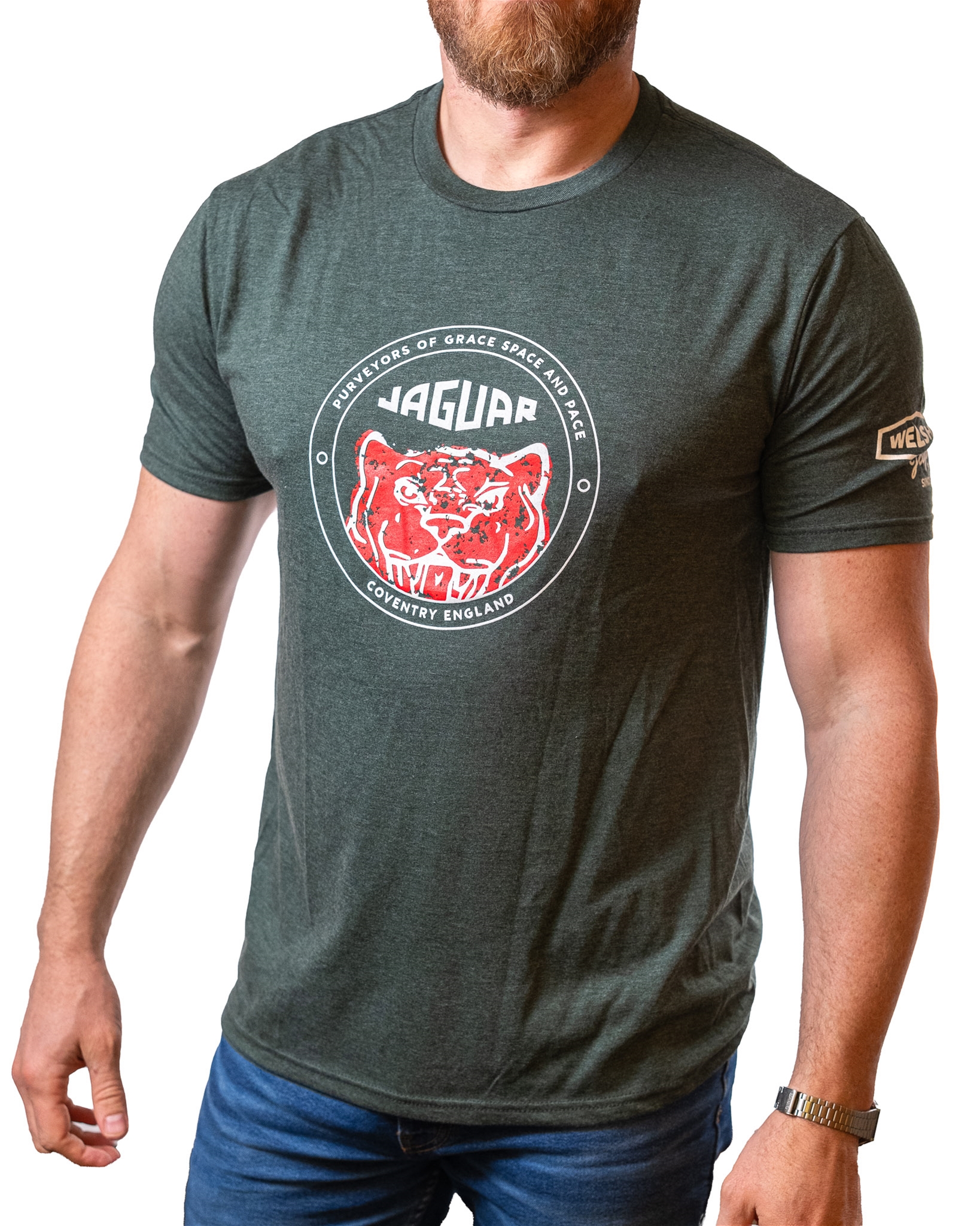 Jaguar Big Ben Union Jack T-Shirt