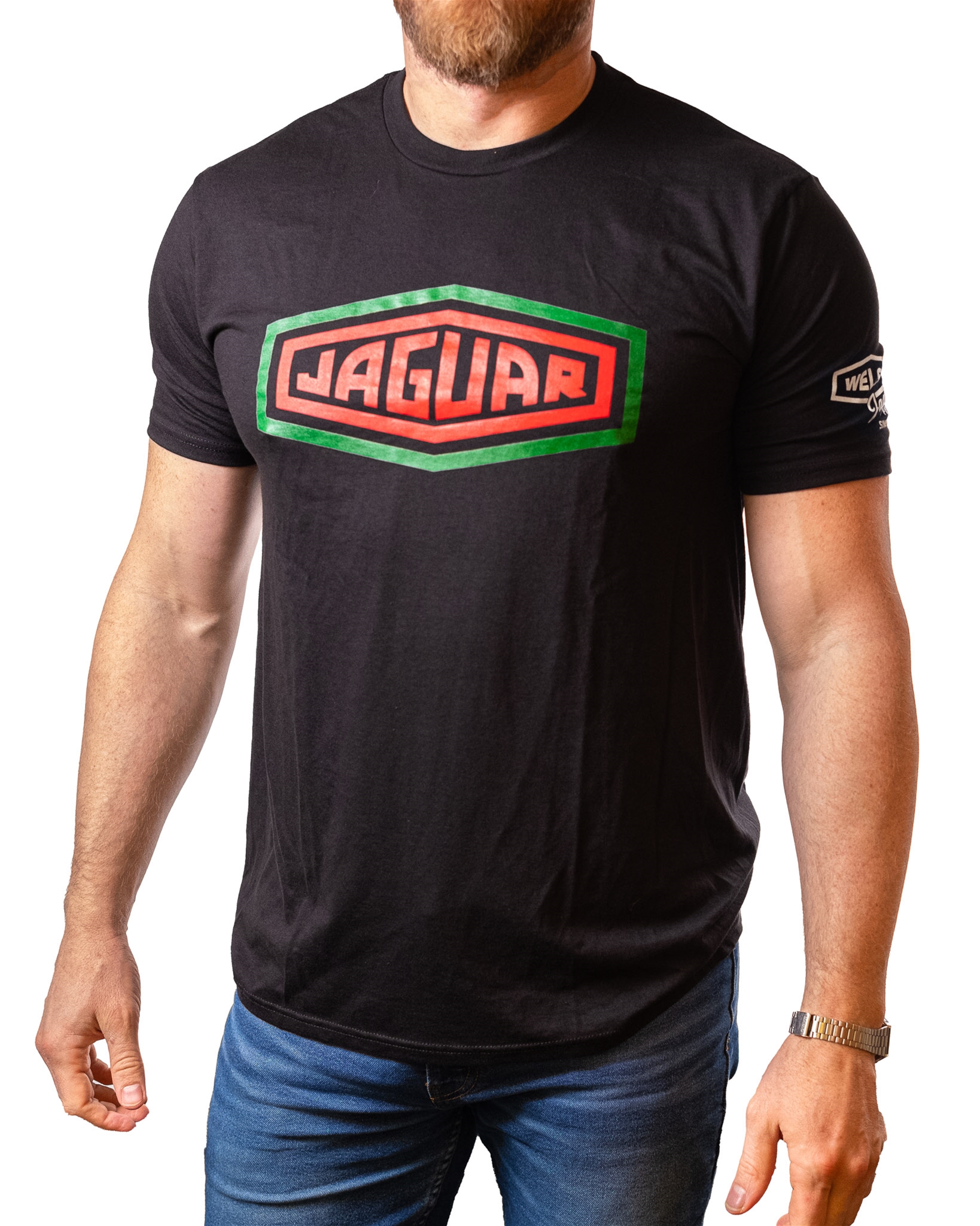 Vintage Jaguar Heritage Logo Graphic T-Shirt