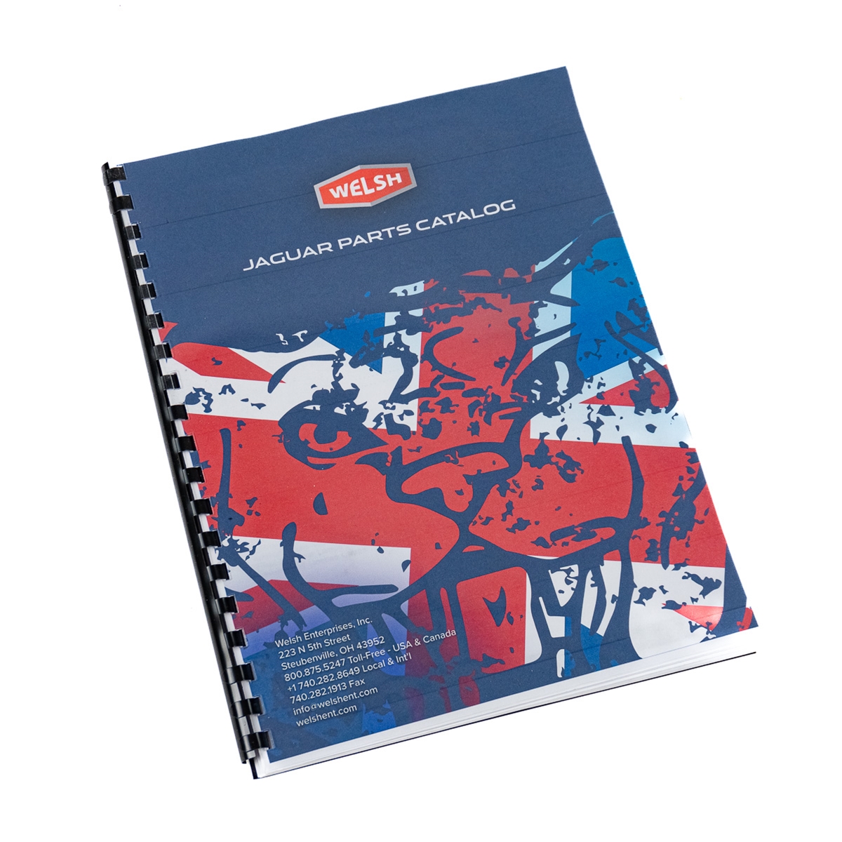 Welsh Jaguar Parts Catalog, Printed and Bound Book