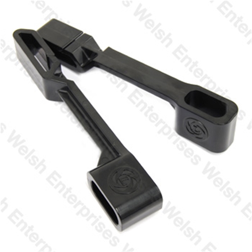 Jaguar Seat Belt Guide Pair- British Leyland