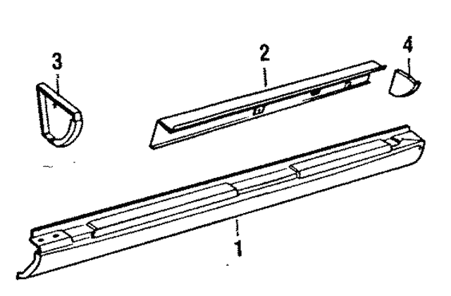 End Sill Right Hand Rear 12510