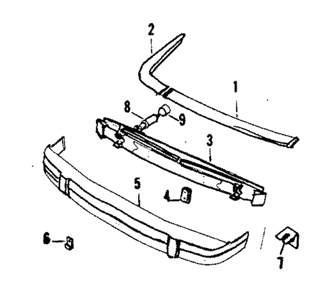 Bumper Extension Rubber  Left Hand Rear BAC2929
