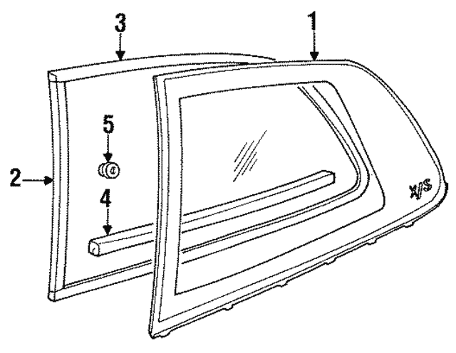 Strip-Sealing - Discontinued (Jaguar OEM) BEC10989OEM
