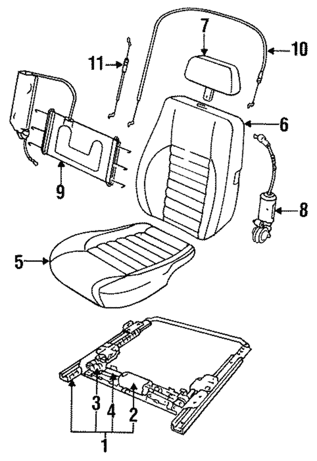 Slide-Seat (Jaguar OEM) BEC15100OEM