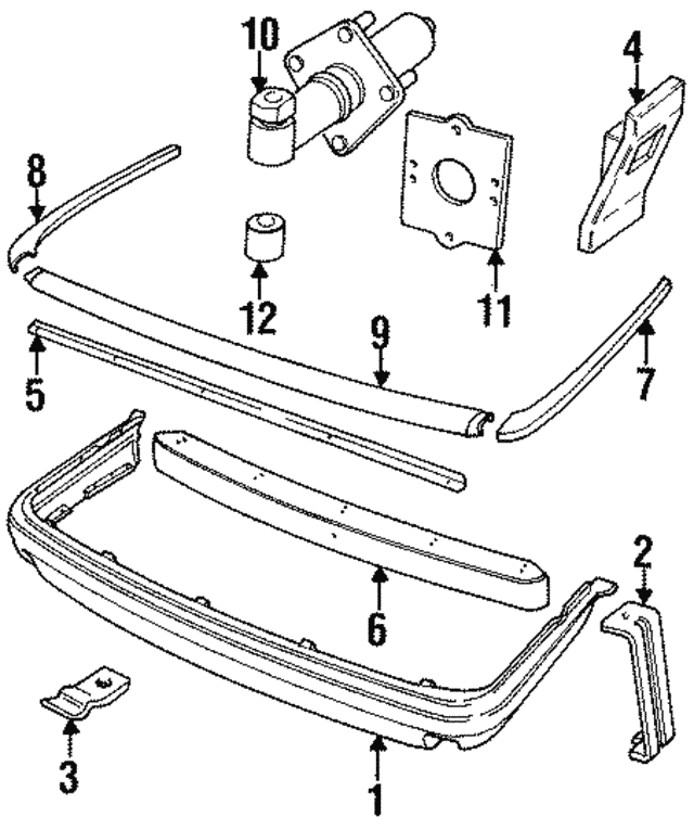 Clip Bumper Blade Retainer BEC19919