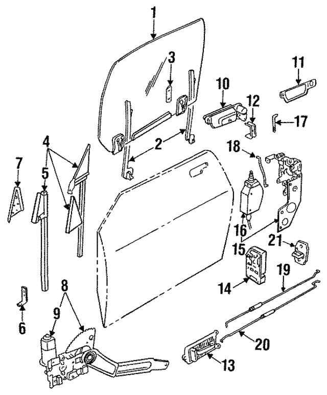 Lock And Actuator Left Hand BEC4799