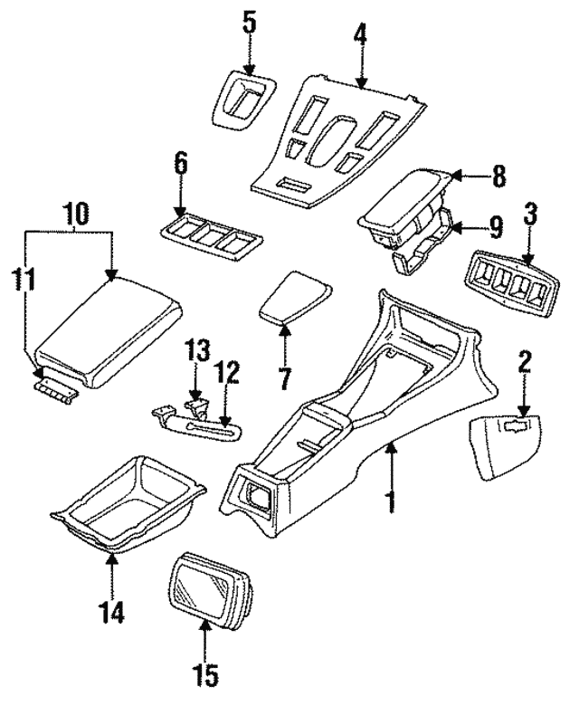 Window Lift Switch Bezel BEC9467