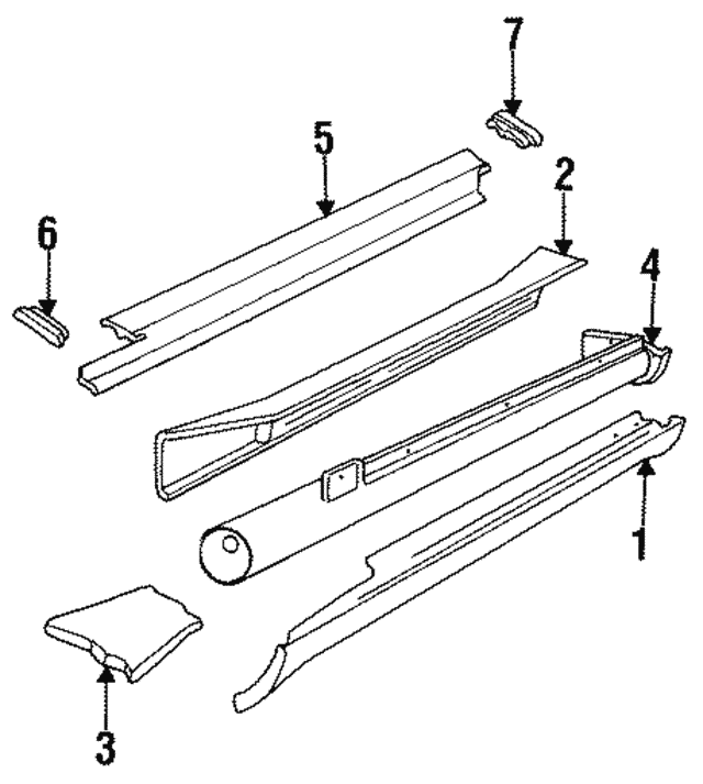 Panel-Sill - Discontinued (Jaguar OEM) BHC1435OEM