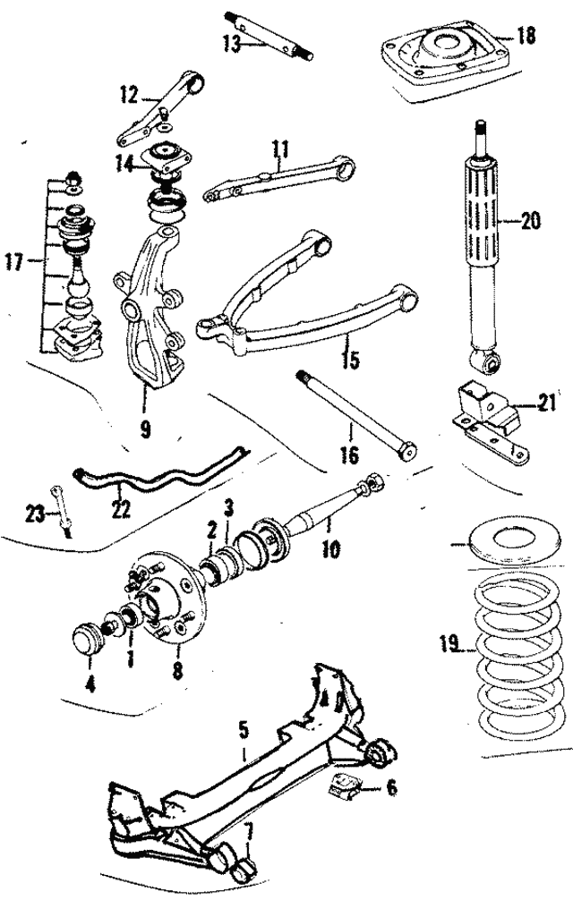 Front Axle Stub C27787U