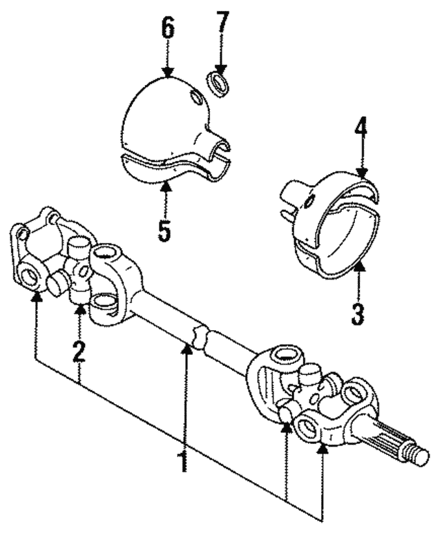U-Joint Inner Rear Cover C28843