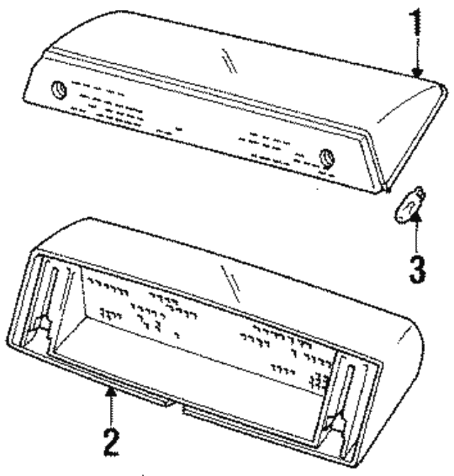 Lamp-High Mount (Jaguar OEM) DAC4816OEM