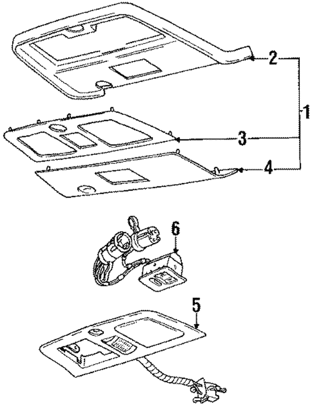 Lamp-Map/Courtes - Discontinued DBC6443OEM