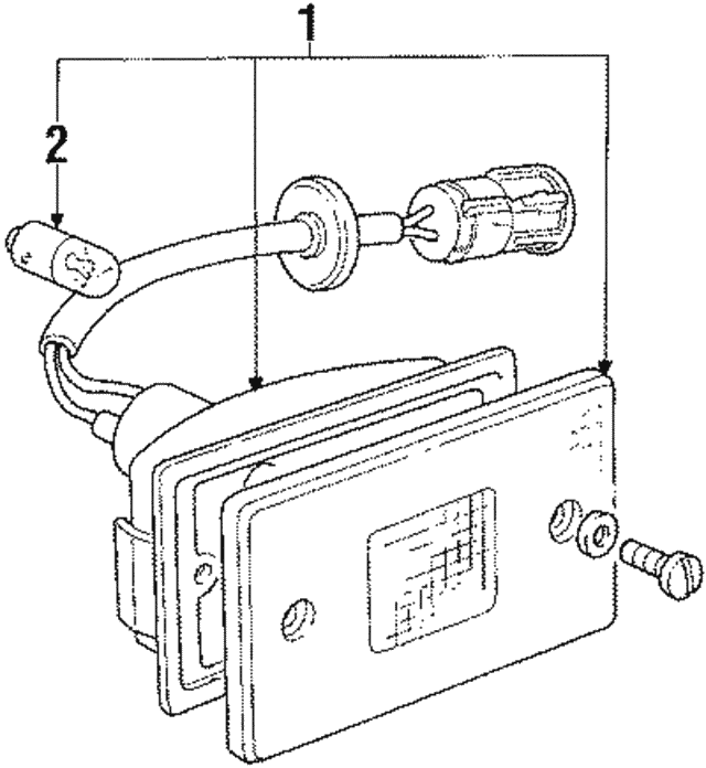 Lamp-Side Marker (Jaguar OEM) DBC6449OEM
