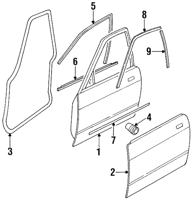 Finisher-Frame - Discontinued (Jaguar OEM) GNA2073BCOEM