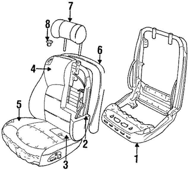 Cover-Cushion - Discontinued (Jaguar OEM) GNA4418DCNDROEM