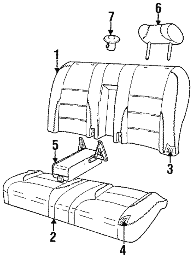 Cover-Squab - Discontinued (Jaguar OEM) GNA5585BBAGDOEM