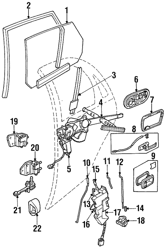Handle-Remote Co (Jaguar OEM) GXF2573BCOEM