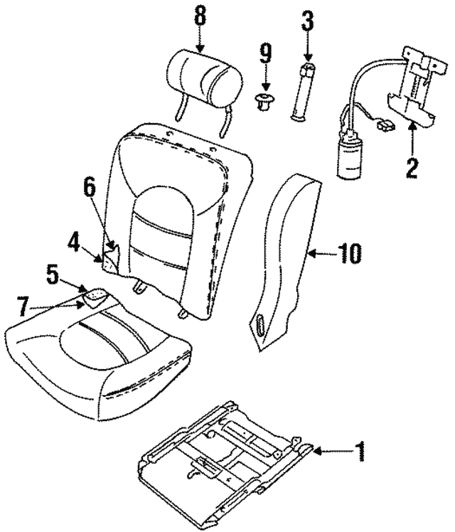 Cushion - Discontinued (Jaguar OEM) GXF5306DBNDROEM